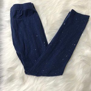 OshKosh B'gosh blue glitter galaxy leggings 7